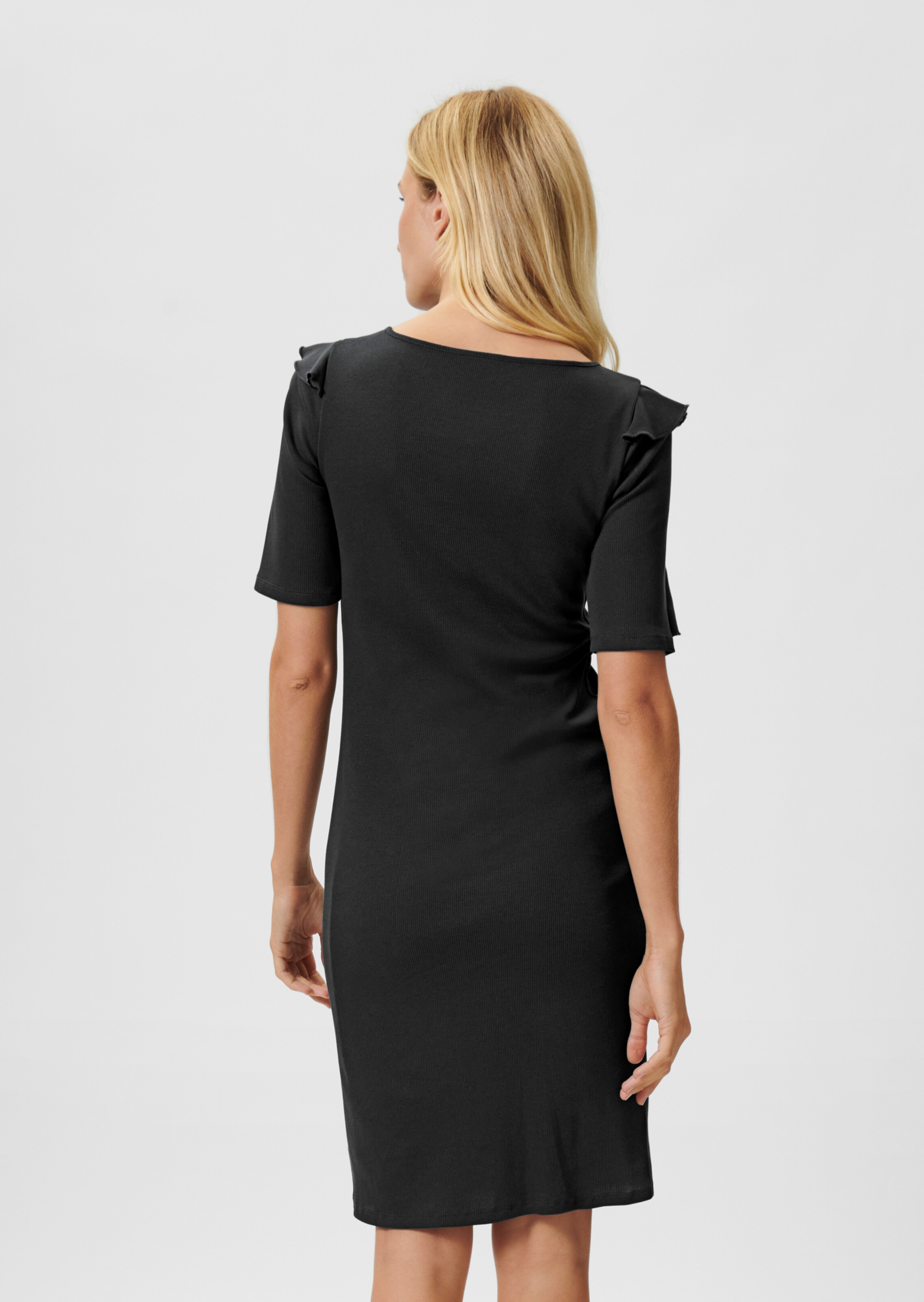 Schwarzes kleid mit volantärmeln Clearance